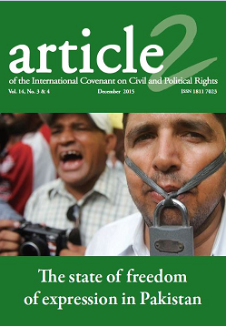 PAKISTAN: Special report on grim situation of freedom of expression